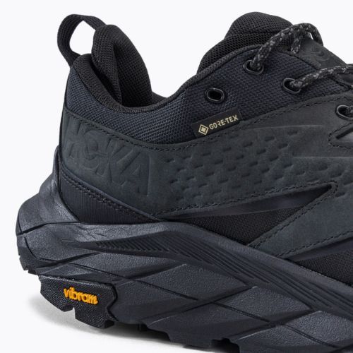 Scarpe da trekking da uomo HOKA Anacapa Low GTX nero/nero