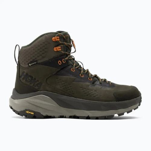 Scarpe da trekking da uomo HOKA Kaha GTX nero oliva/verde