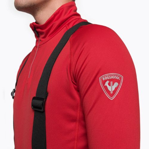 Rossignol Classique 1/2 Zip termica da uomo a maniche lunghe rosso