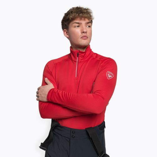 Rossignol Classique 1/2 Zip termica da uomo a maniche lunghe rosso