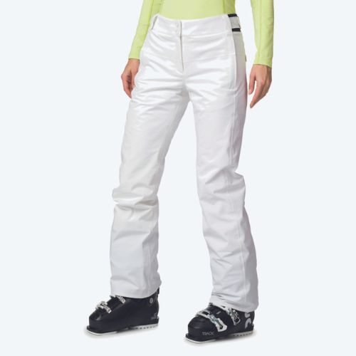 Pantaloni da sci da donna Rossignol Elite bianco