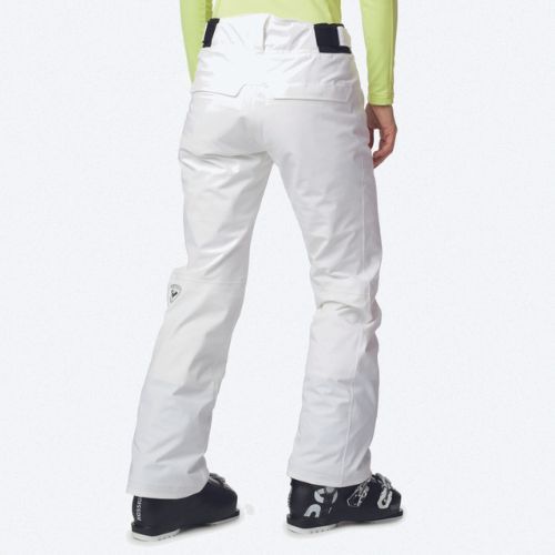 Pantaloni da sci da donna Rossignol Elite bianco