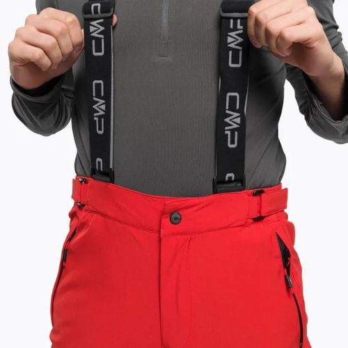 Pantaloni da sci CMP uomo rosso 3W17397N/C580