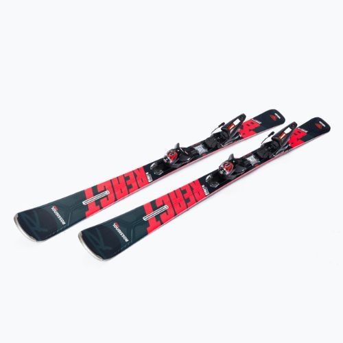 Sci da discesa Rossignol React 8 HP + attacchi NX12 nero/rosso