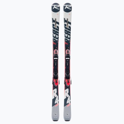 Sci da discesa Rossignol React 4 Sport CA + attacchi XP11 nero/rosso