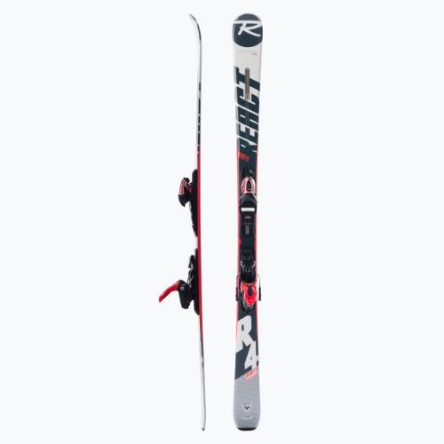 Sci da discesa Rossignol React 4 Sport CA + attacchi XP11 nero/rosso