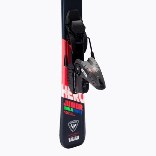 Sci da discesa per bambini Rossignol Hero JR 100-130 + attacchi KID4