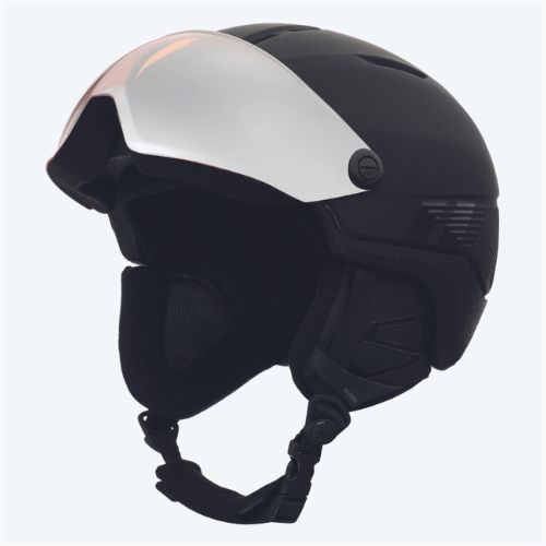 Casco da sci Rossignol Fit Visor Impacts nero/arancio/argento