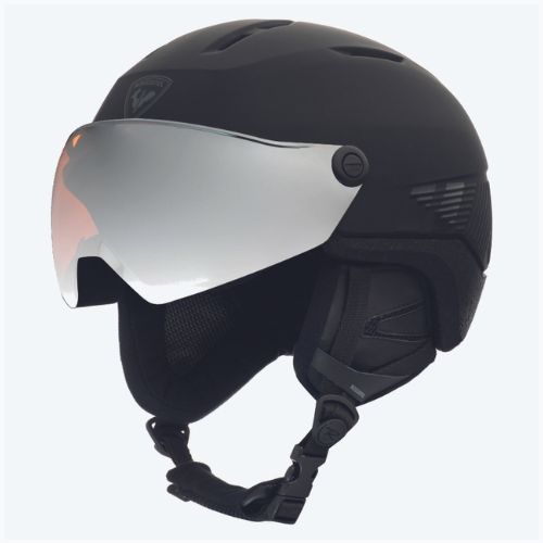 Casco da sci Rossignol Fit Visor Impacts nero/arancio/argento