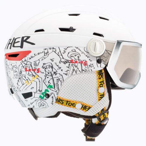Casco da sci donna Rossignol Allspeed Visiera Imp Photo JCC grigio