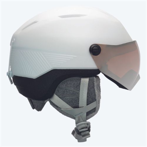 Casco da sci Rossignol Fit Visor Impacts donna bianco/arancio/argento