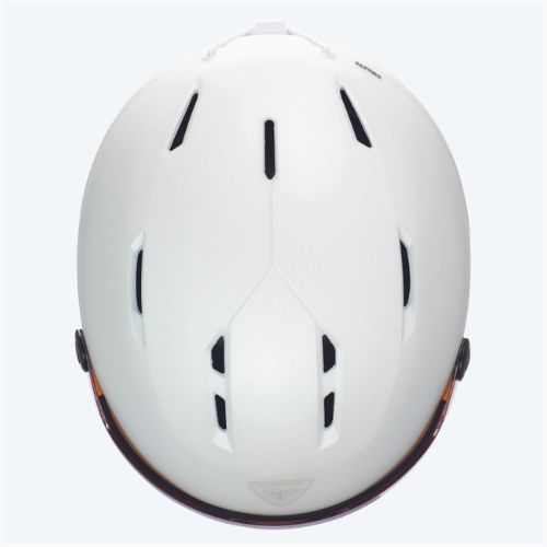 Casco da sci Rossignol Fit Visor Impacts donna bianco/arancio/argento