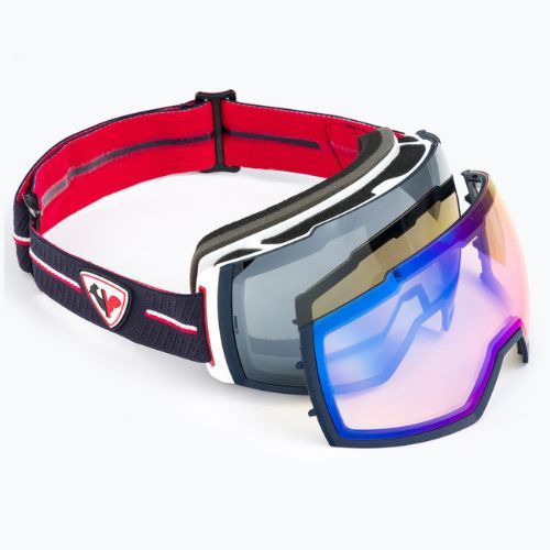 Rossignol Magne'lens occhiali da sci strato/argento specchiato/blu specchiato