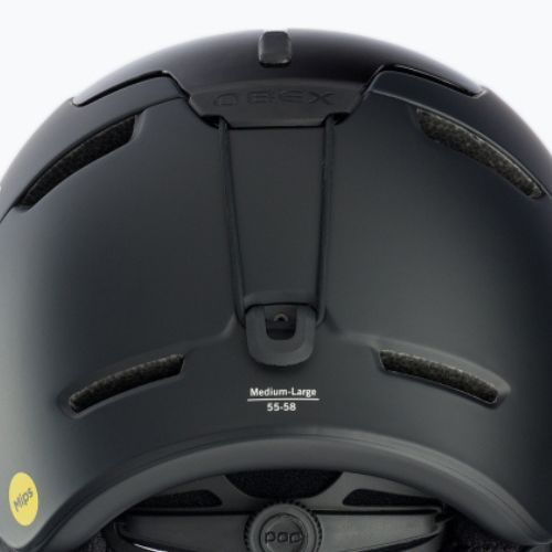 Casco da sci POC Obex MIPS nero uranio opaco