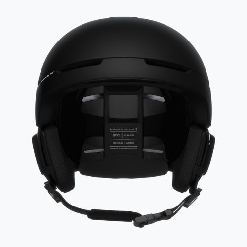 Casco da sci POC Obex MIPS Communication nero uranio opaco