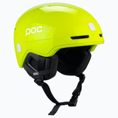 Casco da sci per bambini POC POCito Obex MIPS giallo fluorescente/verde