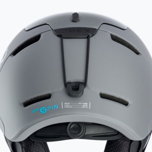 Casco da sci POC Obex Spin grigio pegasi
