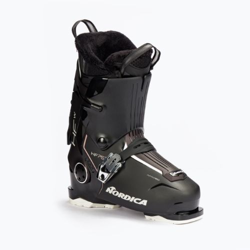 Scarponi da sci da donna Nordica HF 75 W nero perla/nero/rosa