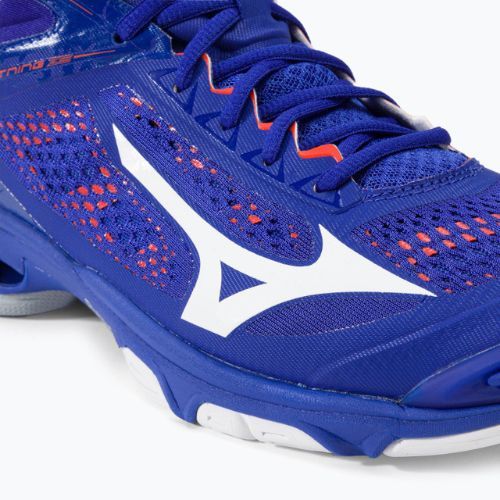 Scarpe da pallavolo uomo Mizuno Wave Lightning Z5 Mid blu V1GA190500