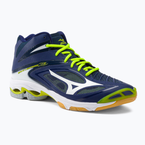 Scarpe da pallavolo uomo Mizuno Wave Lightning Z3 Mid blu V1GA170571