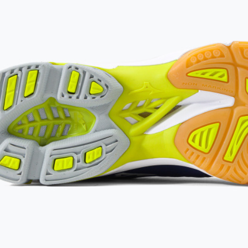 Scarpe da pallavolo uomo Mizuno Wave Lightning Z3 Mid blu V1GA170571