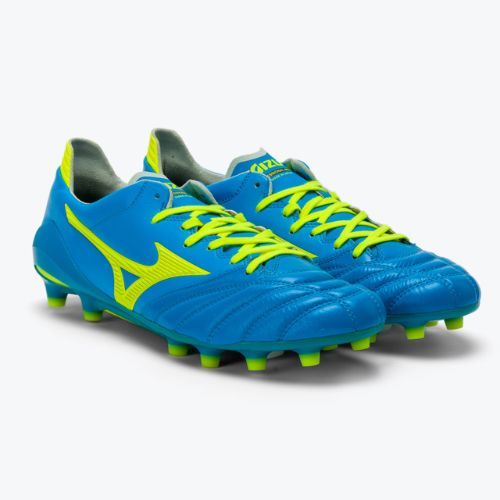 Scarpe da calcio Mizuno Morelia Neo II MD uomo giallo P1GA165144