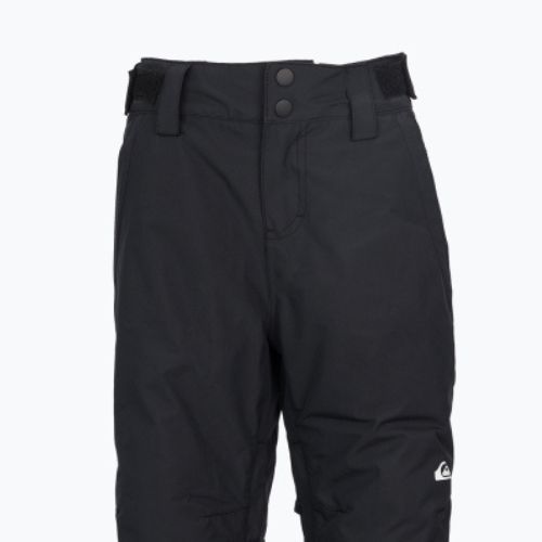 Pantaloni da snowboard Quiksilver Estate per bambini, nero