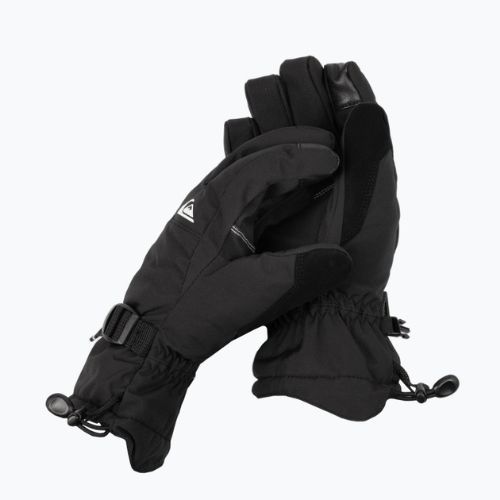 Guanti da snowboard Quiksilver da uomo Mission nero