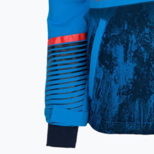 Giacca da snowboard Quiksilver Silvertip blu brillante parafinum da bambino