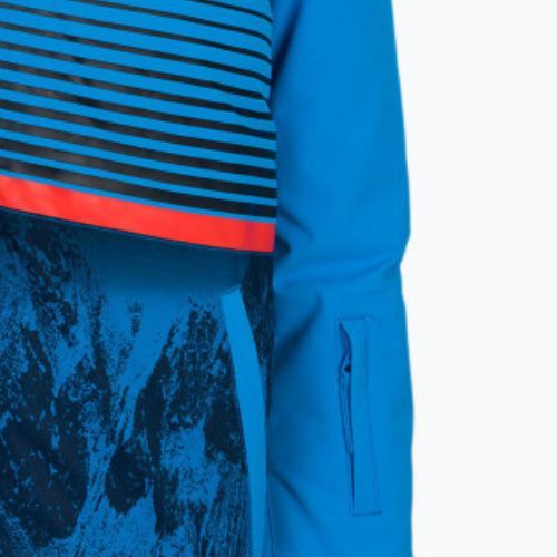 Giacca da snowboard Quiksilver Silvertip blu brillante parafinum da bambino