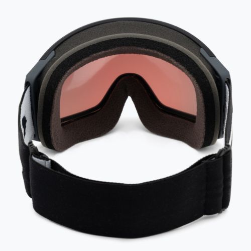 Oakley Flight Tracker L nero opaco/prizm snow torch iridium occhiali da sci