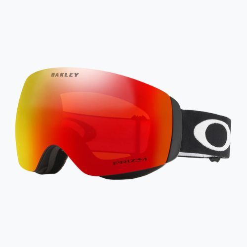 Oakley Flight Deck M nero opaco/prizm snow torch iridium occhiali da sci