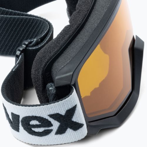 Occhiali da sci UVEX Athletic LGL nero/lasergold lite blu