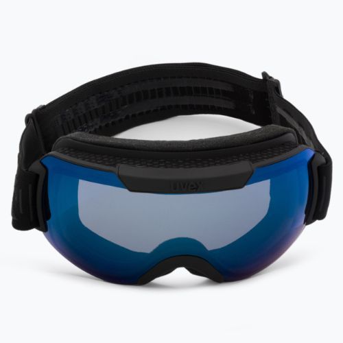 UVEX Downhill 2000 FM occhiali da sci nero opaco/blu specchiato/chiaro