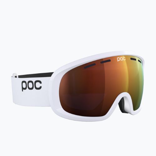 Occhiali da sci POC Fovea Mid Clarity idrogeno bianco/arancione specchiato