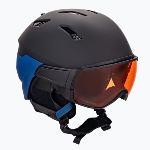 Casco da sci Salomon Driver nero estate/blu solare
