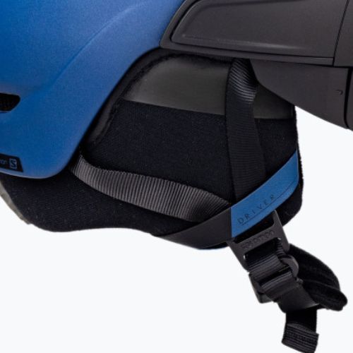 Casco da sci Salomon Driver nero estate/blu solare