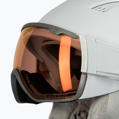 Casco da sci donna Salomon Mirage Ca Photo Sigma bianco all weather
