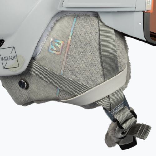 Casco da sci donna Salomon Mirage Ca Photo Sigma bianco all weather