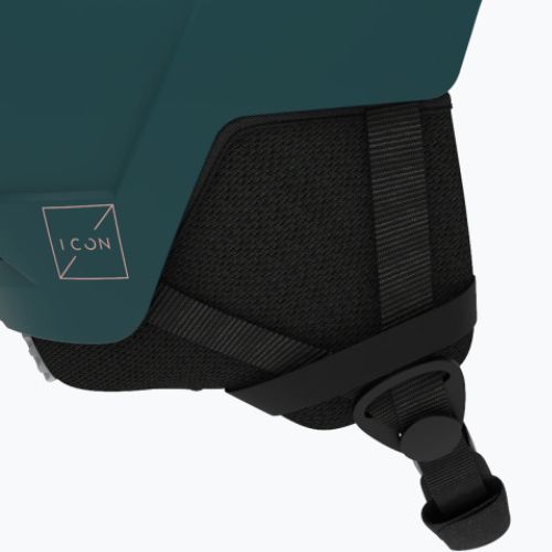 Casco da sci da donna Salomon Icon LT Access color verde scuro