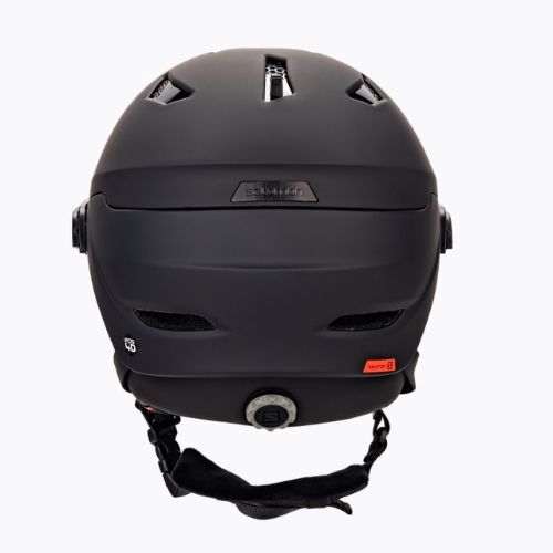 Casco da sci Salomon Driver nero/rosso/accento solare