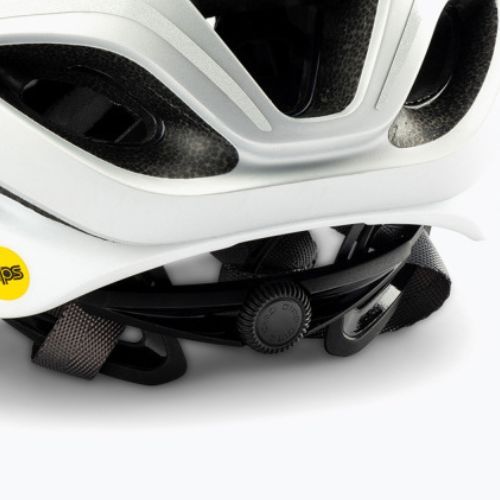 Casco da bici Giro Helios Spherical MIPS bianco opaco/argento sfumato