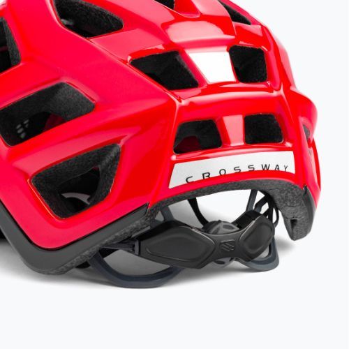 Casco da bici Rudy Project Crossway nero/rosso lucido