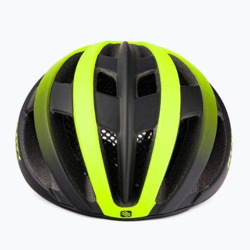 Casco da bici Rudy Project Venger Road giallo fluo/nero opaco