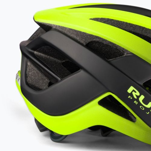 Casco da bici Rudy Project Venger Road giallo fluo/nero opaco