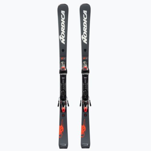 Sci da discesa Nordica Dobermann SLC + attacchi TPX 12 FDT nero/rosso