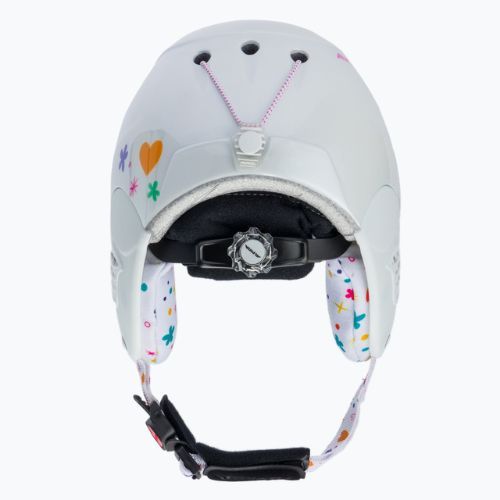 Casco da sci Alpina Carat bianco/deco per bambini