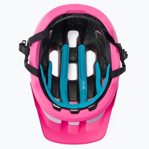 Casco da bici POC Axion SPIN actinium rosa opaco