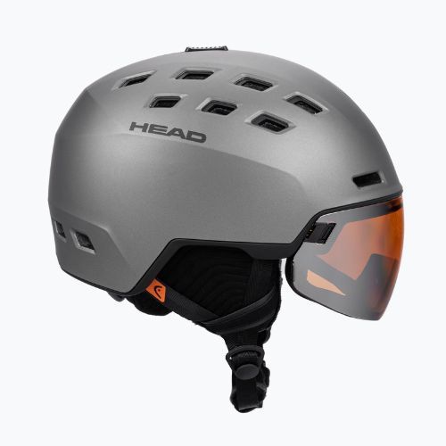 Casco da sci da uomo HEAD Radar nero grafite