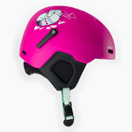Casco da sci per bambini Marker Bino rosa con decalcomania acqua